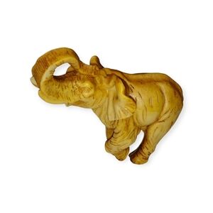 Carved Elephant Figurine